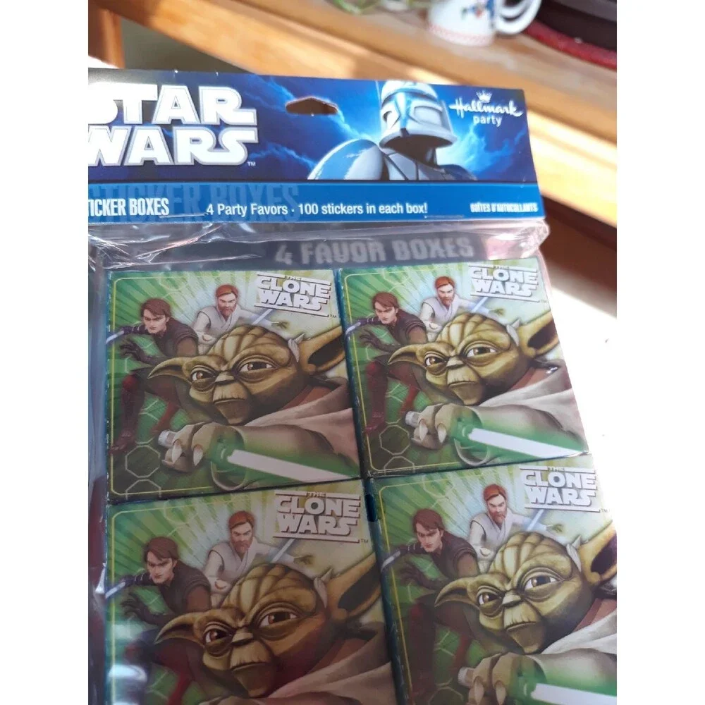 star wars Party Favors (Stickers) Boxes